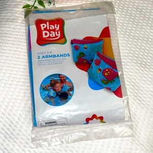 Play Day Kids Armbands - Blue and Red